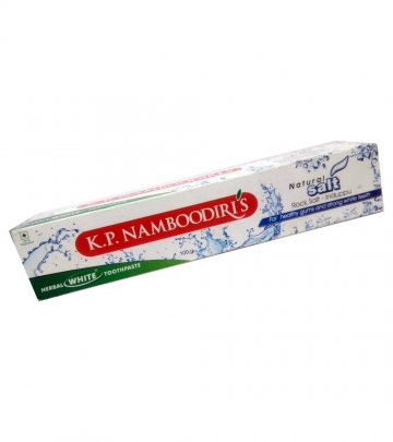 K.P Namboodiri's Herbal white tooth paste  (Rock salt) 50 gm