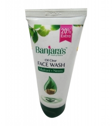 Banjaras Oil clear - Face wash - Multani and Neem 60 ml 