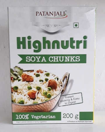 Patanjali Highnutri soya chunks 200