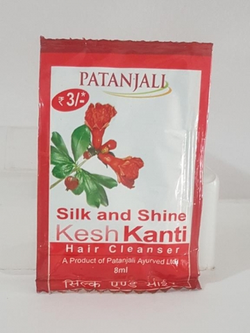 Patanjali  Silk And Shine Shampoo Pouch-8 ml