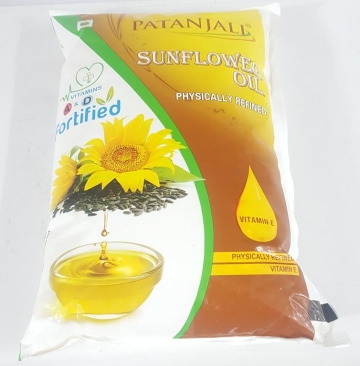 Patanjali  Sunflower Oil  Pouch 1 lit 